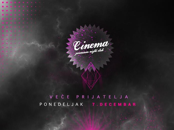 klub cinema vece prijatelja