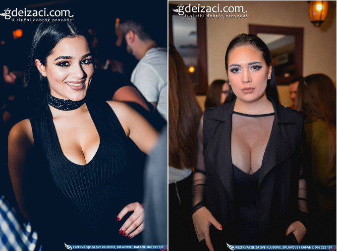 kafana ona moja devojke dekolte