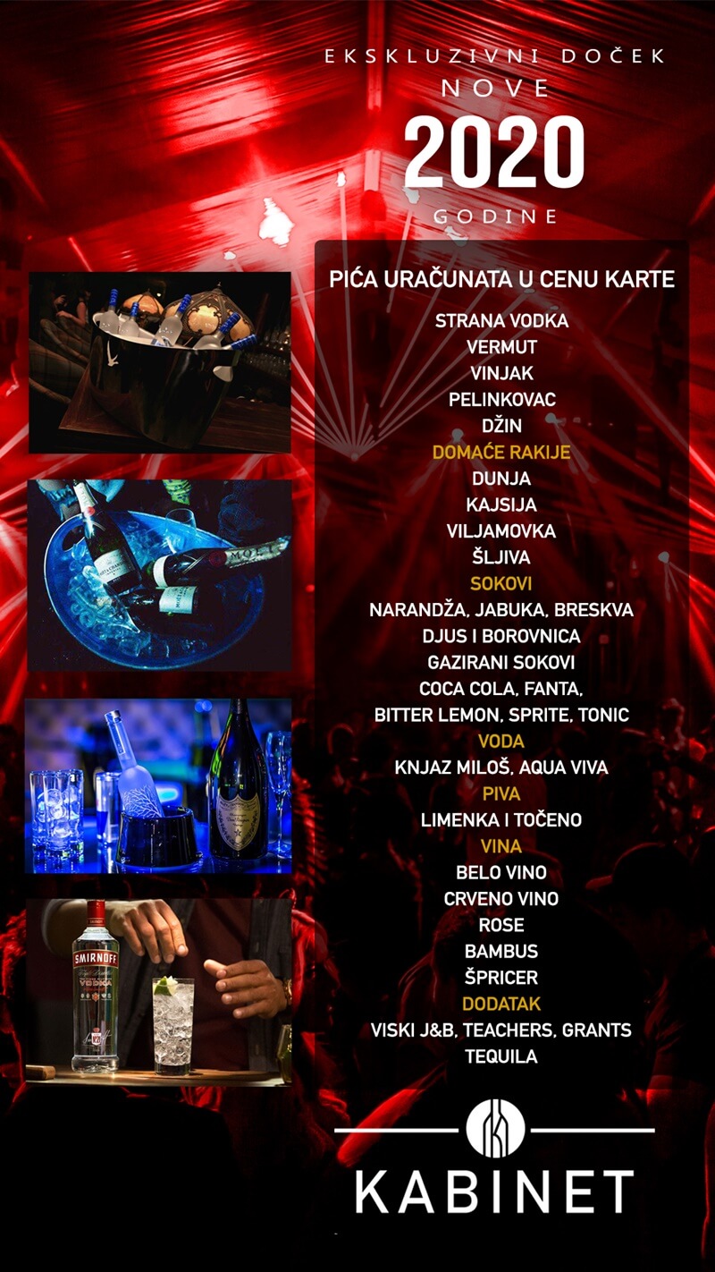 klub kabinet pice docek nove godine