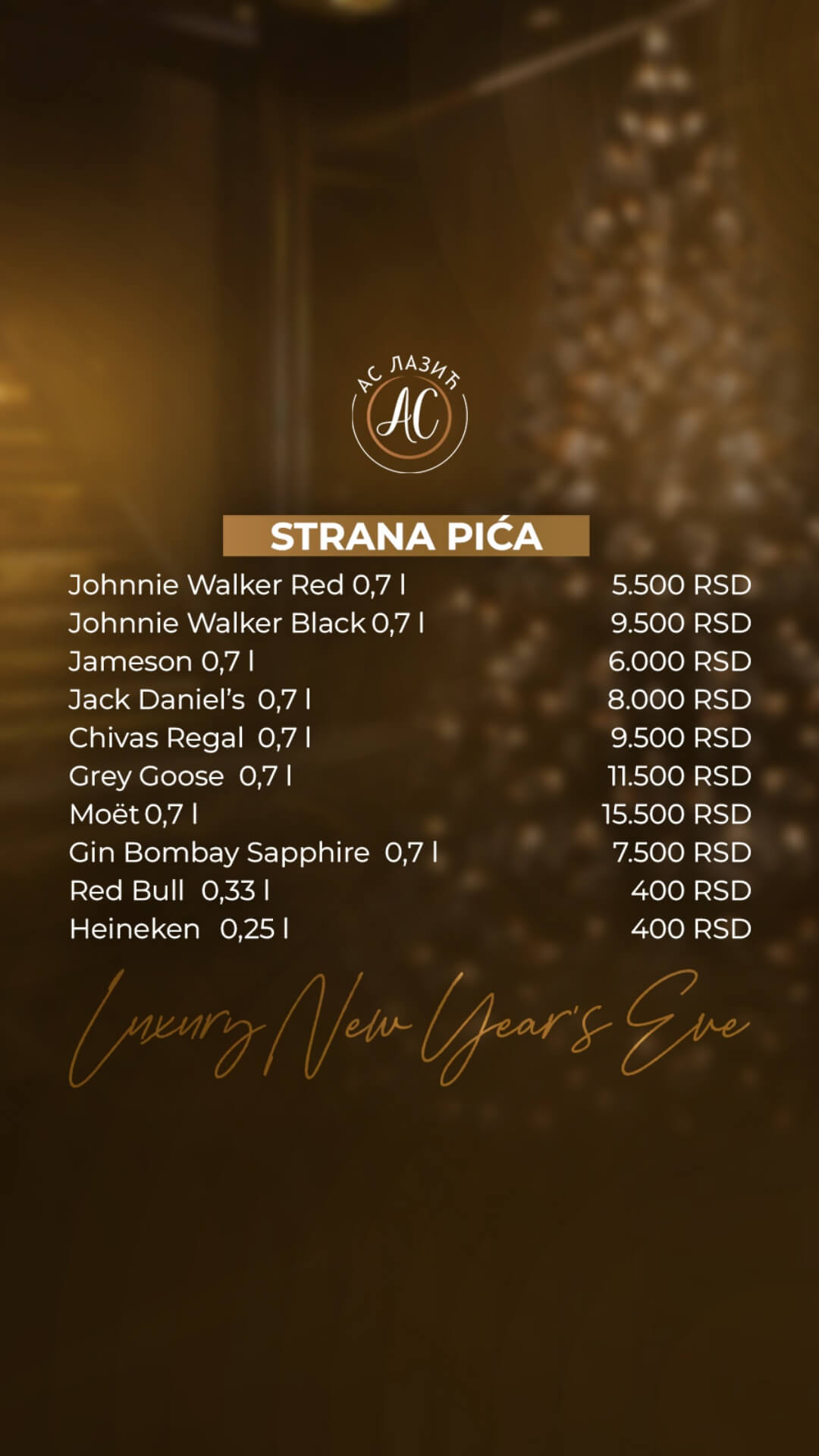 restoran as lazic ponuda stranog pica 2026