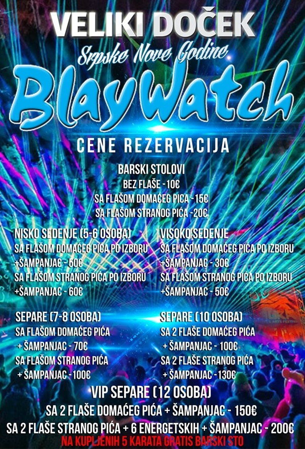 splav blaywatch rezervacije