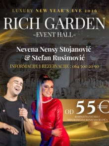 rich garden event hall logo nova godina 2026