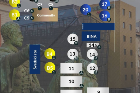 hotel marriott courtyard mapa sedenja 2026