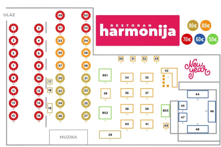 restoran harmonija mapa sedenja 2026