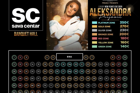 sava centar aleksandra prijovic mapa sedenja 2026