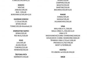 necu da ti kazem cenovnik