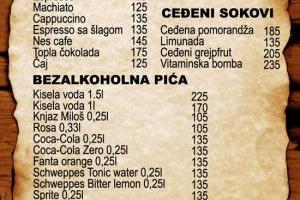 kafana tajna cenovnik 1