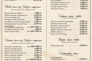 restoran tesla jelovnik cenovnik menu 2